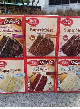 Betty Crocker Cake Mix美国贝蒂妙厨红丝绒香草多种口味蛋糕粉