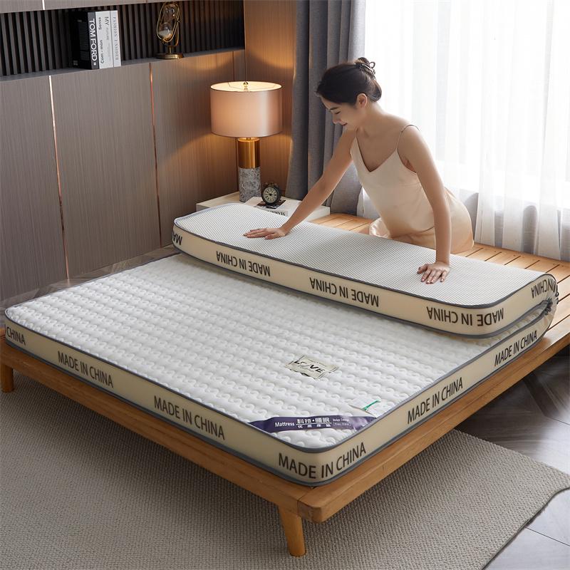 乳胶床垫家用榻榻米3E椰棕垫子软垫学生宿舍租房折叠压缩加厚10cm