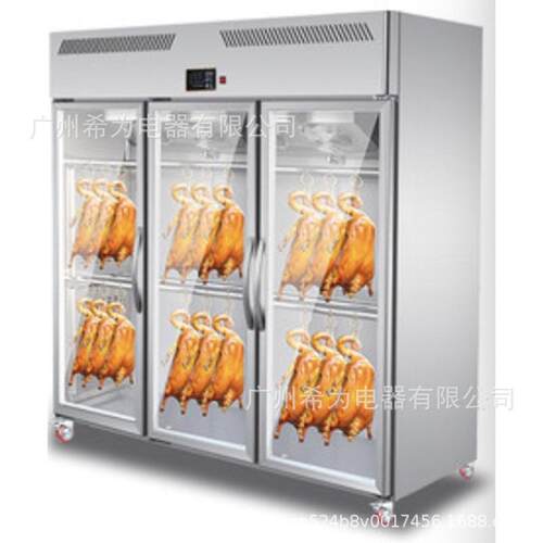三门豪华款晾鸭柜 风干冷藏保鲜柜 乳鸽烧鹅烧腊 吹鸭柜220V/50HZ