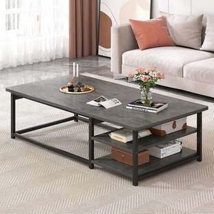 茶几铁艺简约现代客厅小户型家用茶几茶桌北欧意式 长方形简易茶几
