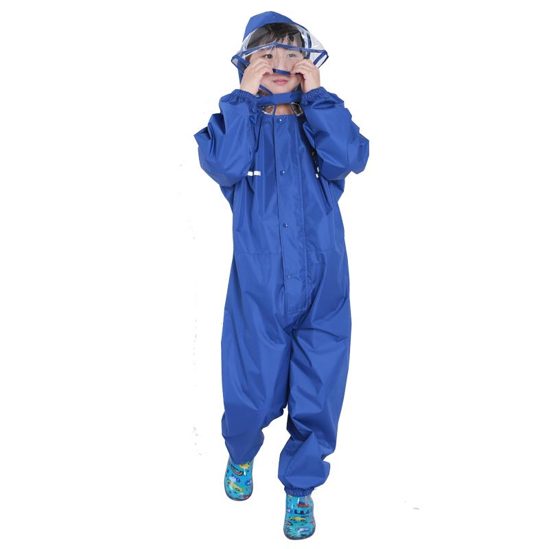正品儿童连体雨衣雨裤身防水防护服披童男女童小童雨幼儿园全宝宝