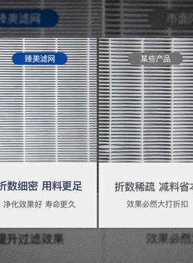 臻美适配Blueair布鲁雅尔503滤网550E/510B/603空气净化器过滤芯