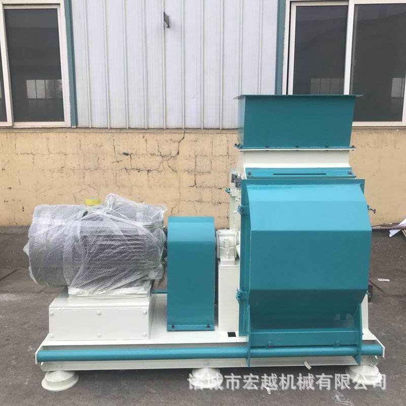 大功率稻壳粉碎机玉米酒糟粉碎机设备厂家现货饲料化工原料粉碎
