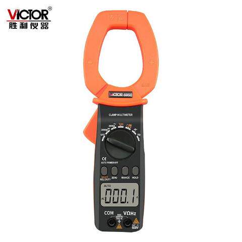 胜利仪器（VICTOR）数字钳形表 58mm大钳口 数显 VC6050/52