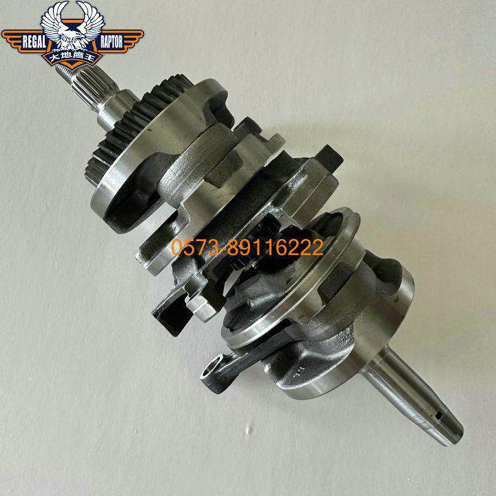 大地鹰王摩托车250CC/ 350CC/400CC平衡轴主动齿曲轴连杆总成