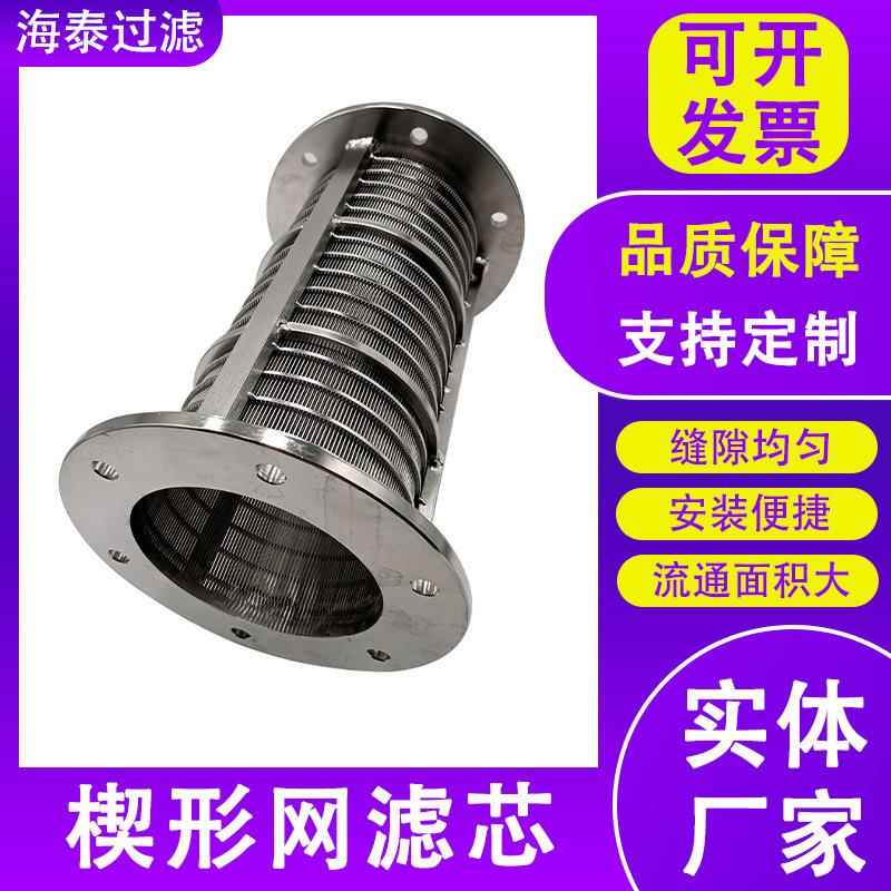 楔形网滤芯螺旋挤压机绕丝滤芯304自清洗过滤器滤芯楔形网过滤芯