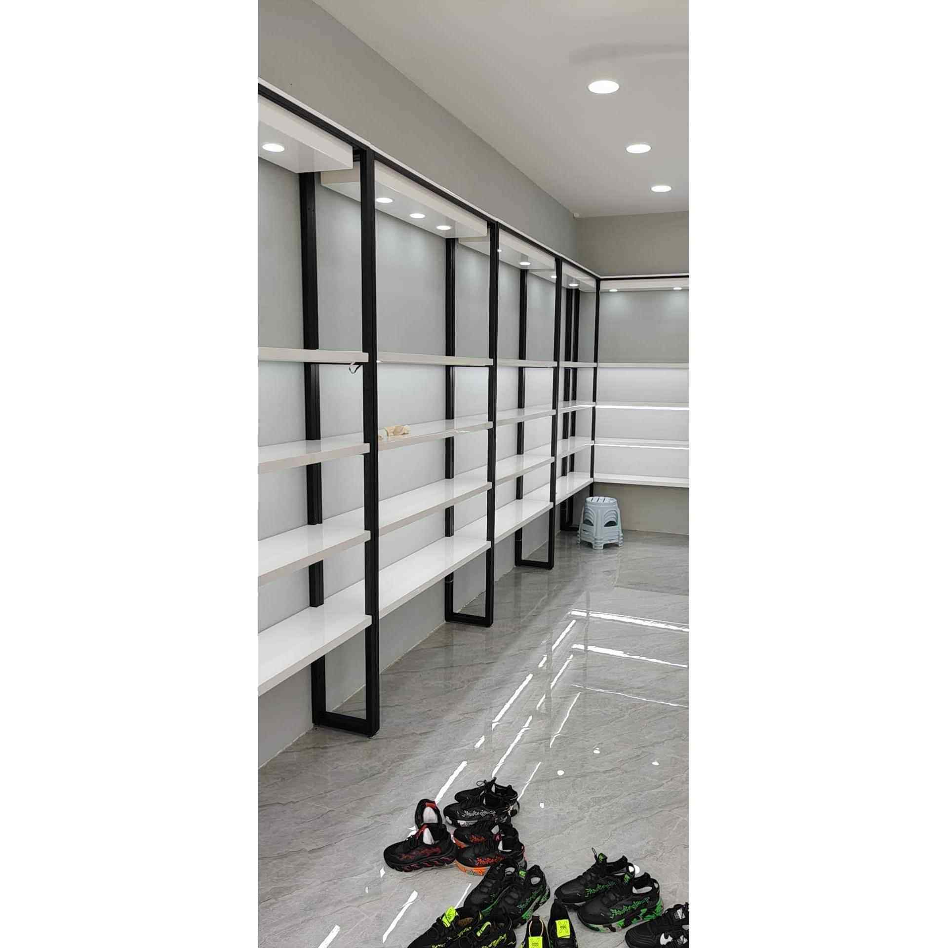 商场店铺用鞋店鞋架鞋子展示架男女童鞋包包展示柜烤漆落地式货架