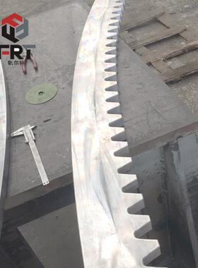 河南洛阳厂家6m数控龙门铣铣齿制作大型高精密50模数分段齿圈