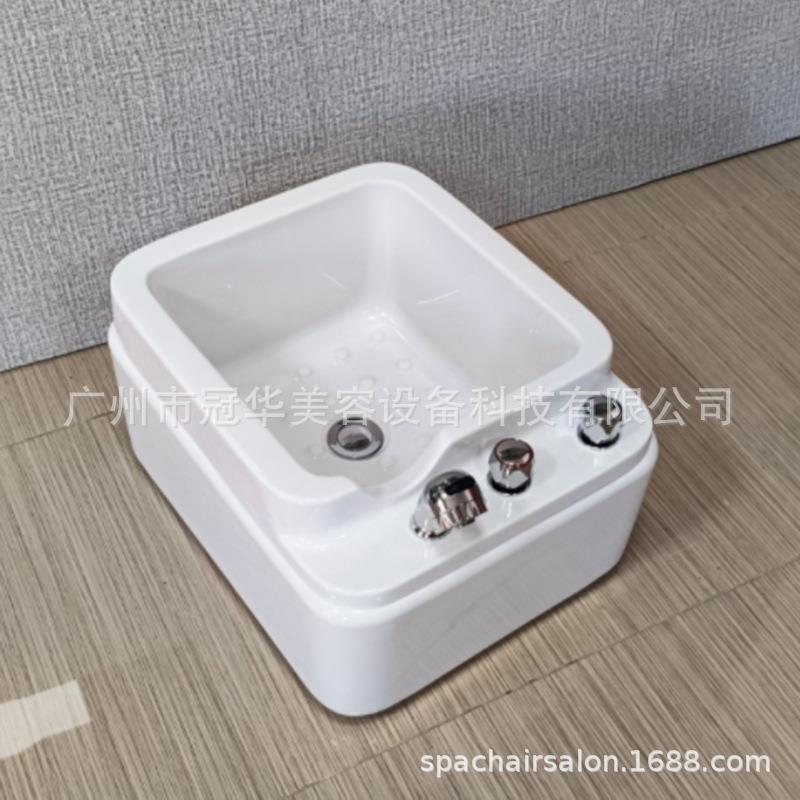 亚克力商用沐足浴盆洗脚盆美甲店修甲足疗桶水疗按摩陶瓷泡脚池缸