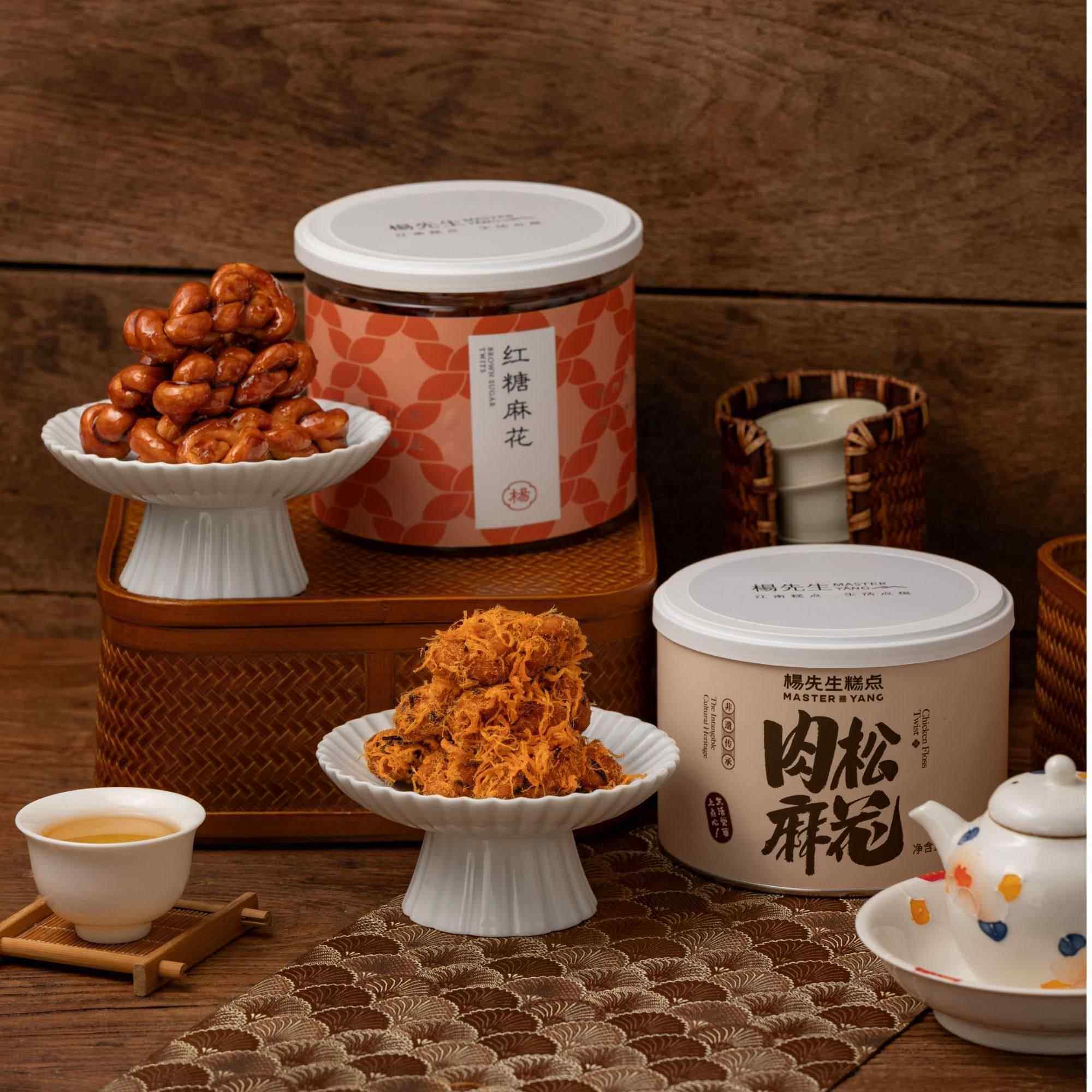 杨先生手工麻花组合手工非遗零食杭州零食特产-BD