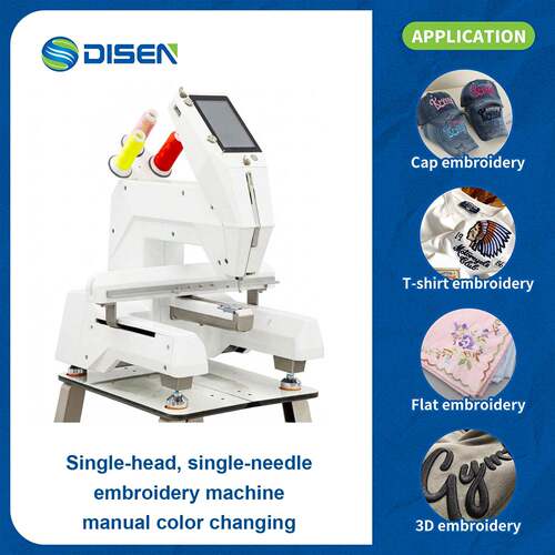 Single-needle Cap Fabric Clothing Hat Embroidery Machine