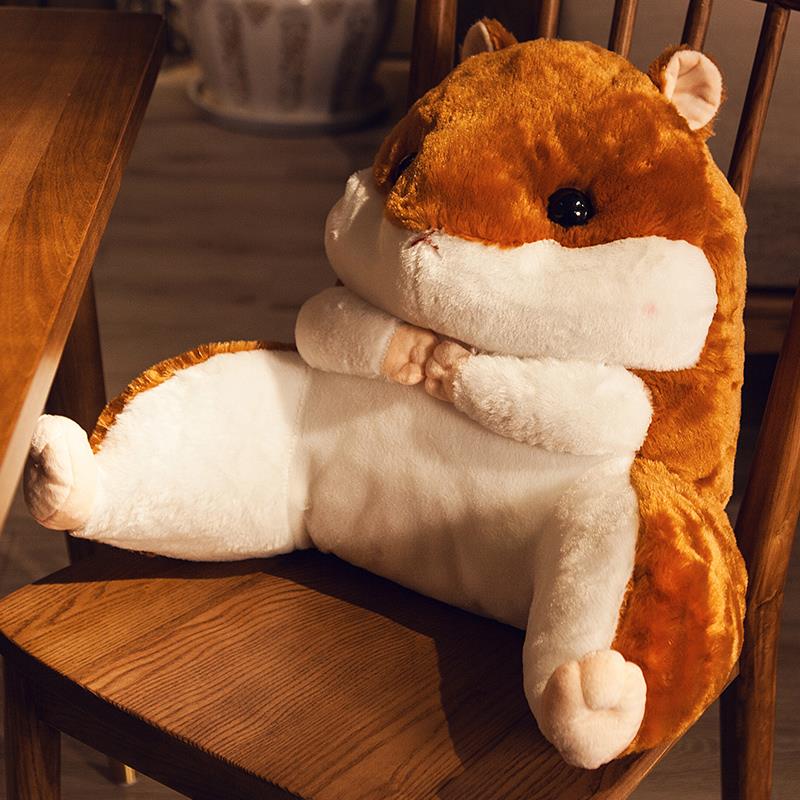 正品仓鼠抱枕被两 靠背护腰靠垫靠 孕妇枕办公子室腰垫毯子座椅枕