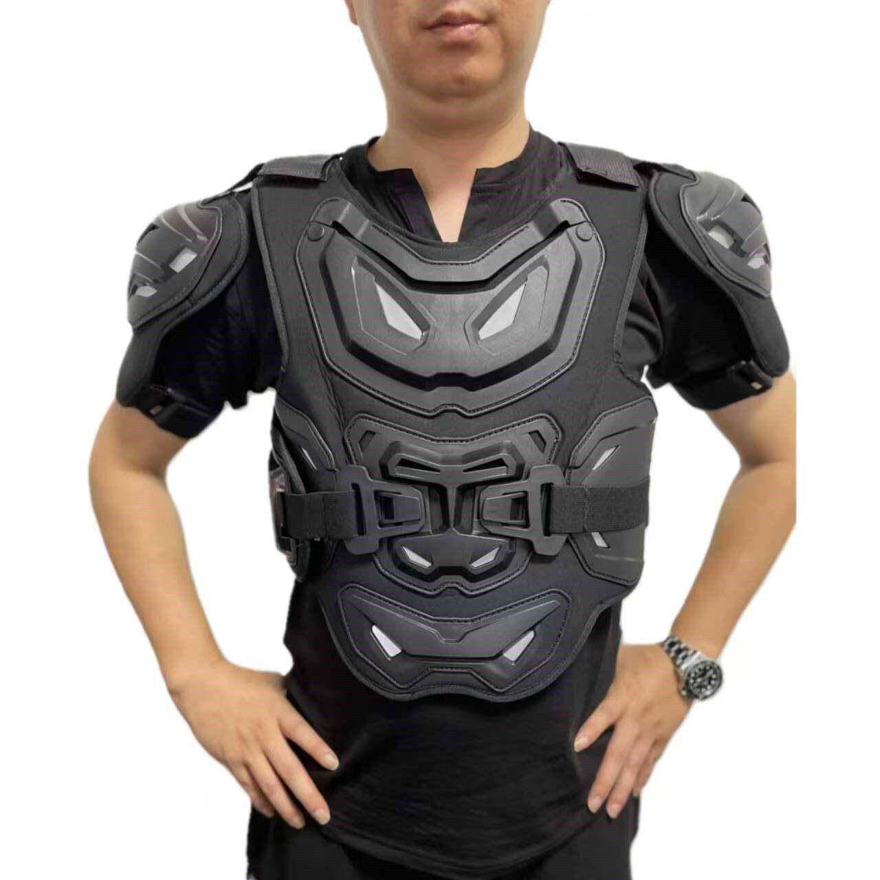 摩托车骑行护甲衣全身防摔服男铠甲越野护具全套机车护膝防护装备