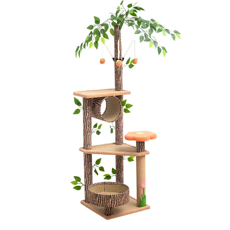 猫爬架猫抓板猫窝一体大型树干不占地剑麻夏季大体型猫咪抓柱猫树