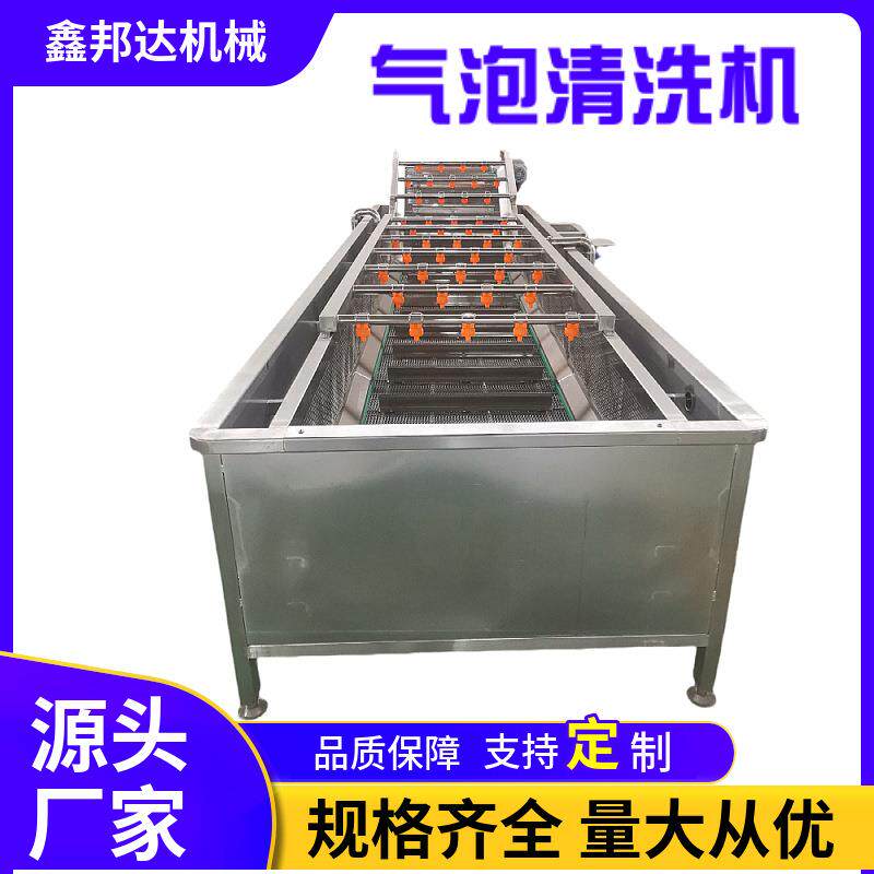 全自动大型商用连续式果疏洗菜机油麦菜莴苣小型果蔬清洗机