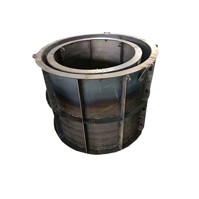 检查井钢模具圆形椭圆市政电力处理钢模板预制雨水污水处理检查井