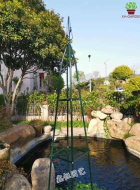 支铁艺厅家用花架子绿植客台爬QWL藤架室内阳铁线莲月季花盆撑架