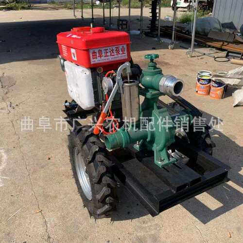 农场喷灌柴油4寸抽水泵高扬程140米垂直高度单缸离心式排灌机器