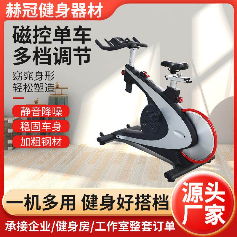 磁控单车家用室内减肥静音有氧健身车健身房商用后置飞轮磁控单车