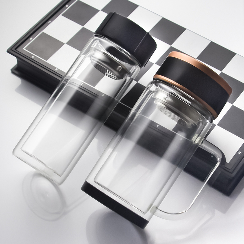 logo玻璃水耐热透明活动玻璃杯