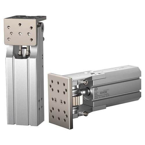 90度翻转铰链齿条侧姿组气缸HCD/HC3240L4040W 5040W 机械手配件