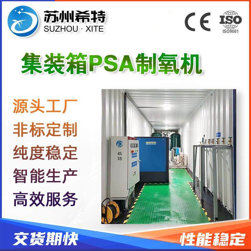 厂家供应工业制氧机弥散化工石油分子筛集装箱变压吸附制氧机设备