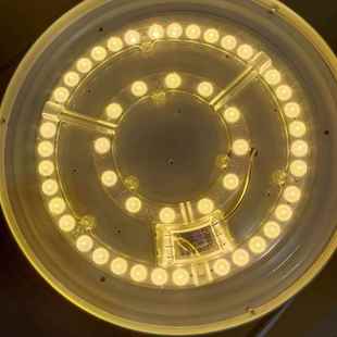 LED吸顶灯灯芯圆灯盘光源灯板灯管12W18W24W36W暖光黄光色温3000k