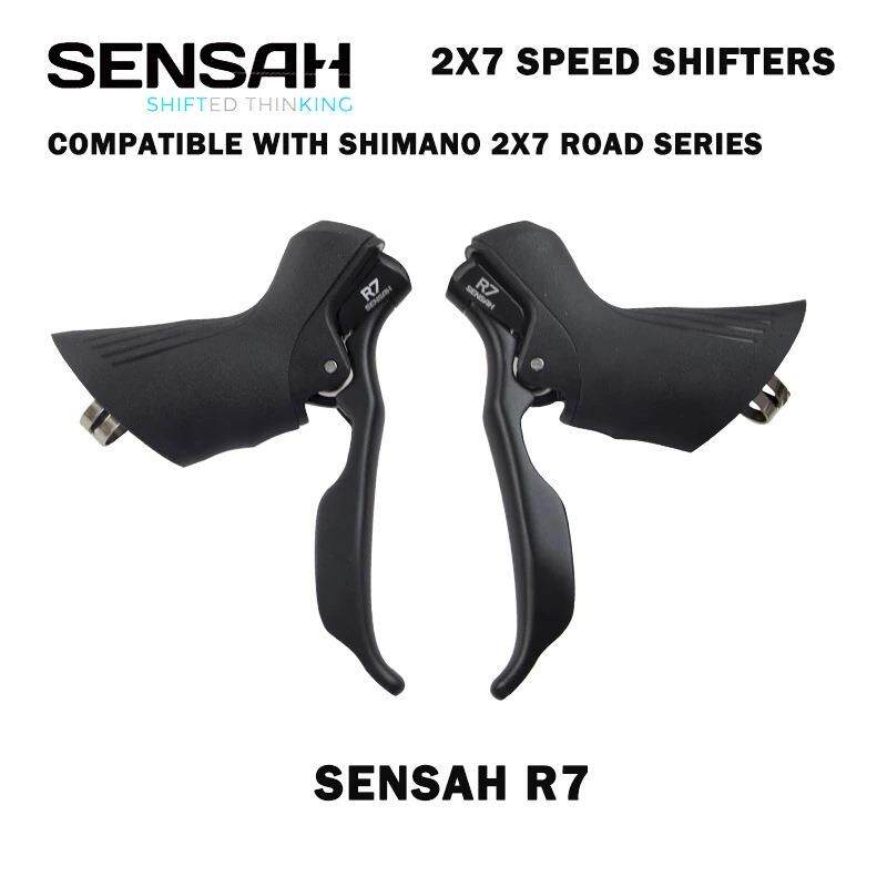 SENSAH顺泰公路自行车手变11速手变头7/8/9/10速弯把变速指拨后拨