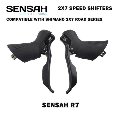 SENSAH顺泰公路自行车手变11速手变头7/8/9/10速弯把变速指拨后拨