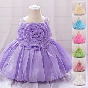 toddler girls glitter floral decor sweater dress romantic
