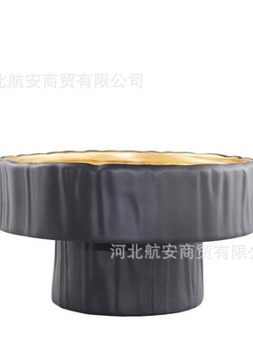 现代简约创意果盘收纳盘茶几桌面餐厅厨房样板房装饰摆设实用器