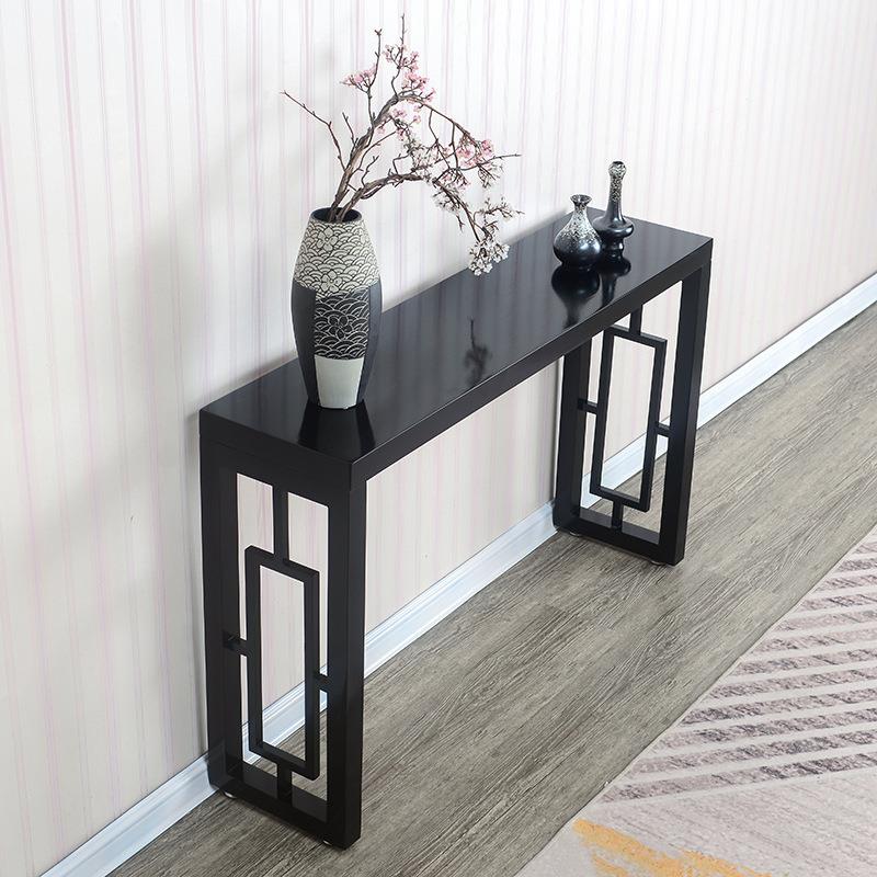 中式玄关桌客厅禅意供桌门厅玄关柜条案桌边柜花盆架窄桌展示桌