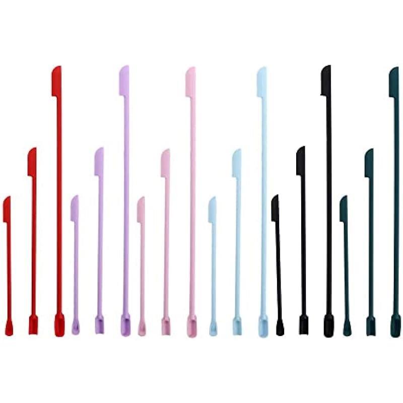 新款化妆品刮刀双头硅胶刮刀烘焙刮刀蛋糕刮勺果酱抹刀厨房家用