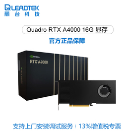 Leadtek/丽台RTX A4000 A4500专业3D建模渲染 AI人工智能设计显卡