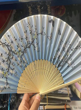 儿童团扇子舞蹈扇歌扇加厚宫扇女扇流苏毛扇演出日常花旦秧歌葵扇