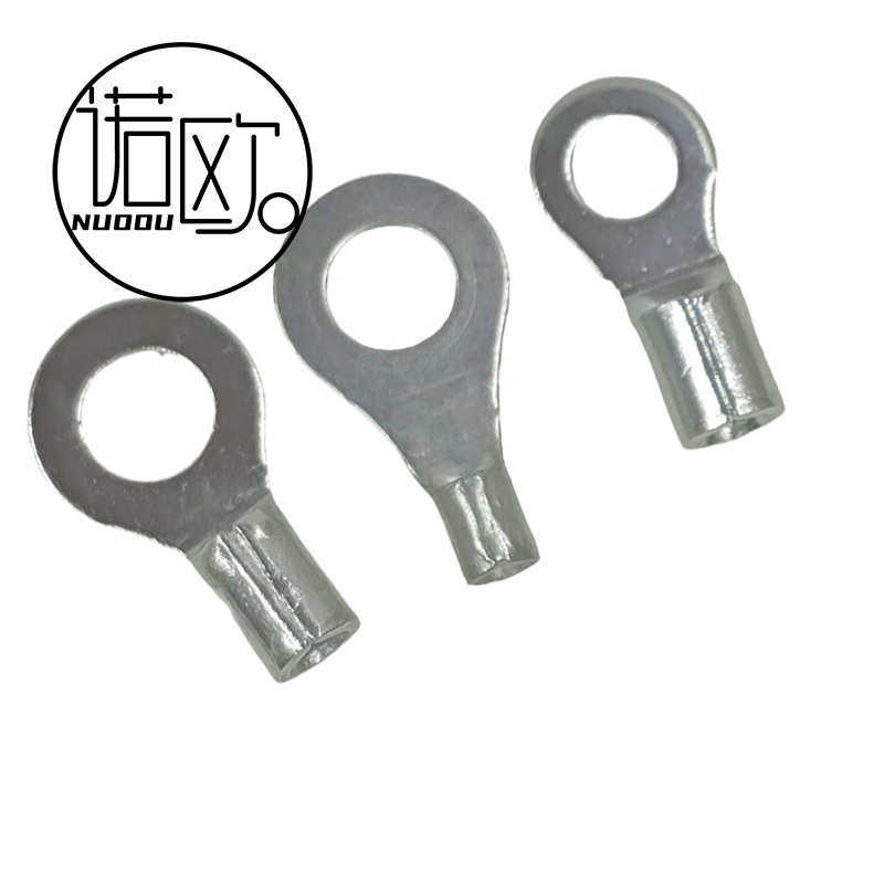 圆形形接线裸端子RNB紫铜镀锡冷压裸端头O型接线耳铜鼻子线耳线鼻,电子/电工,接线端子,淘宝优惠券,粉丝福利购,淘宝优惠卷