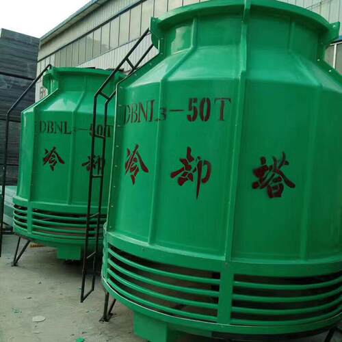 加厚玻璃钢凉水塔 圆形逆流式冷却水塔 玻璃钢散热冷却塔