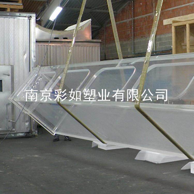 大型亚克力海水鱼缸 透明水晶亚克力水缸 大型有机玻璃鱼缸