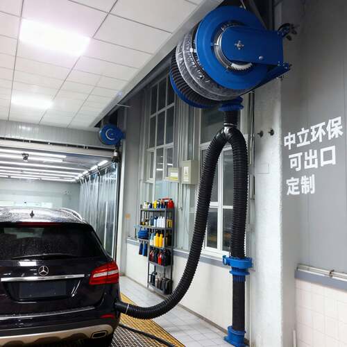 汽车尾气抽排系统汽修厂废气处理装置尾气收集空气净化设备