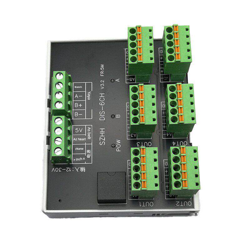 DIS-6CH 一分六电机同步脉冲分配器1组高速信号输入6组差分输出