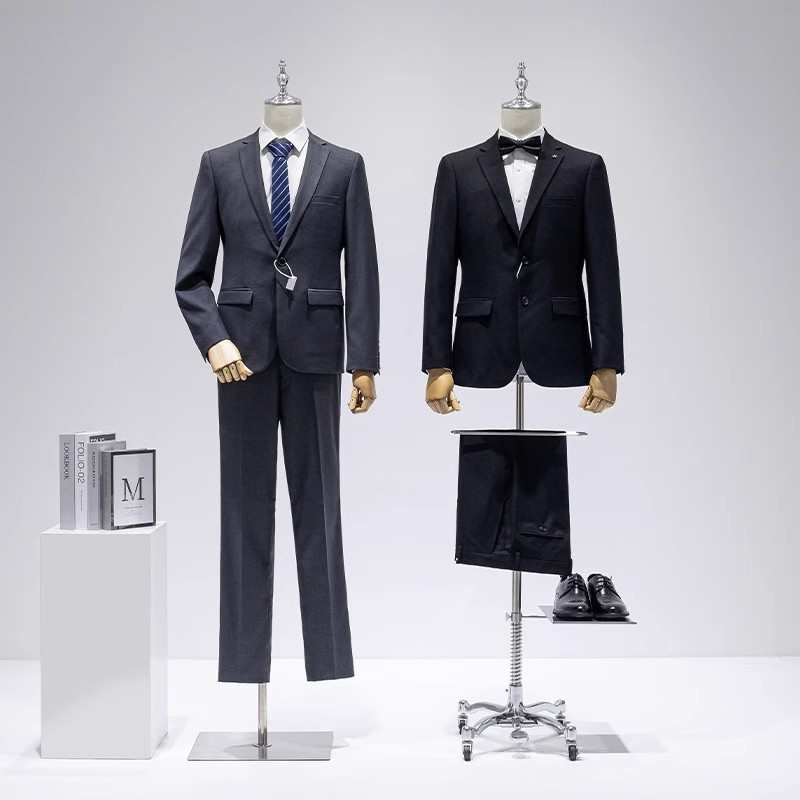 展示架台西装半身架礼服橱窗男装全身人模特模特服装店道具