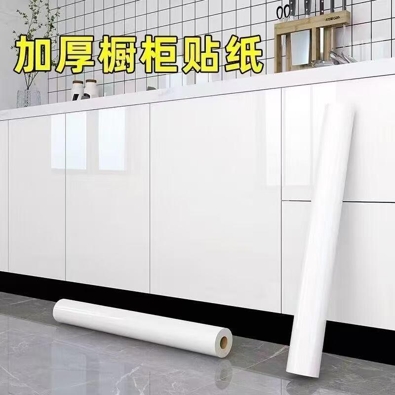 家具翻新贴纸柜子衣柜装饰墙纸防水防油桌面橱柜烤漆贴纸墙纸自粘