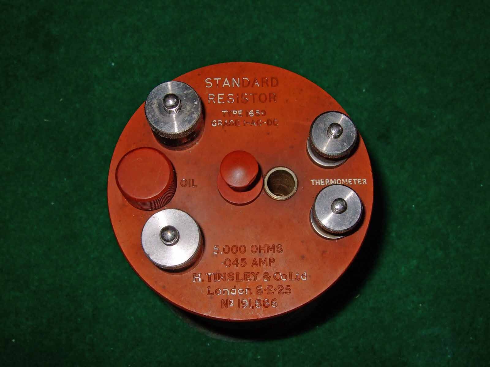 H.TINSLEY &CO Ltd 1659 标准电阻100