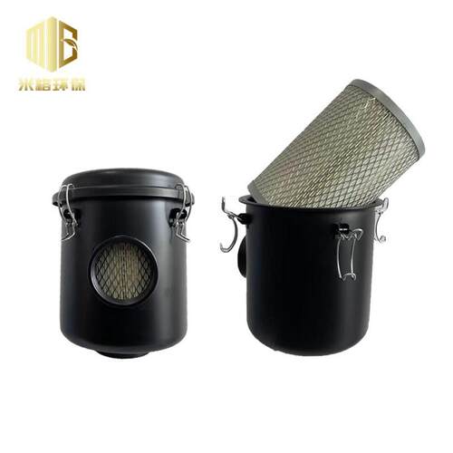 高效过滤集尘桶2.5寸高负压过滤器粉尘过滤器桶F006厂家直销
