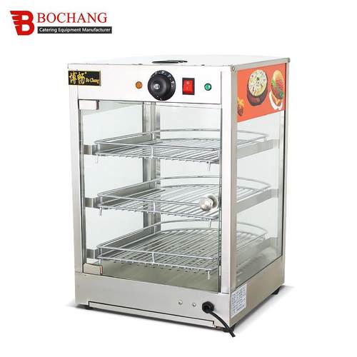 商用台式加热保温展示柜熟食弧形蛋挞恒温柜食品机械创业设备