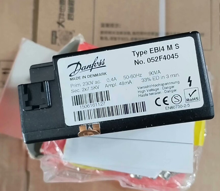 Danfoss丹佛斯点火变压器EBI4 MS，型号052F4