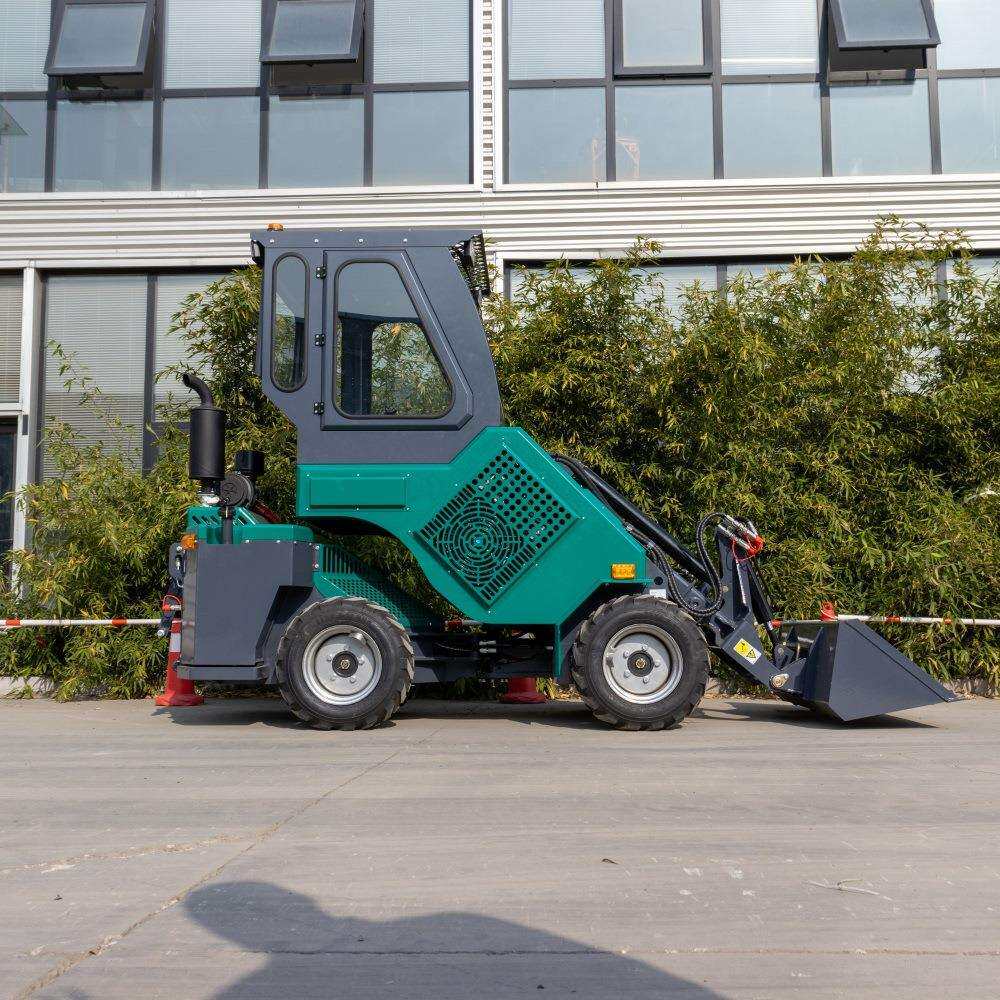 出口新西兰HTL28座驾装载机 轮式工程小铲车 家用推土铲车装载机