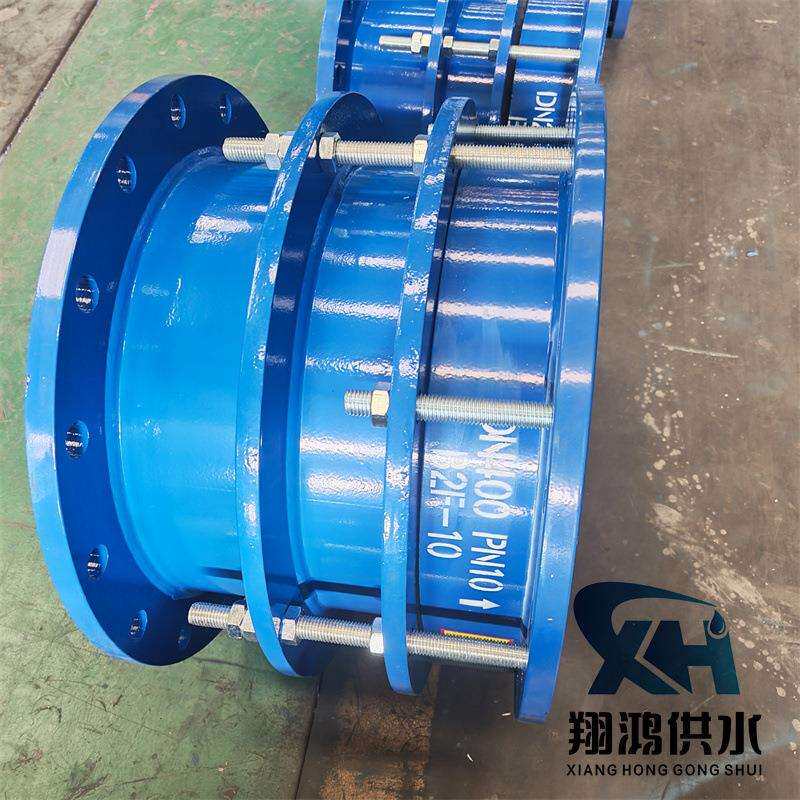 污水处理厂用双法兰限位伸缩器WCB材质管路补偿接头DN50 PN16