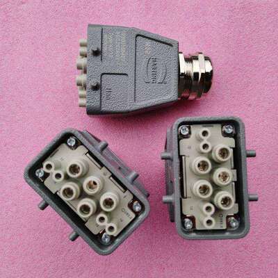 HARTING连接器09380082701母头HAN-K4/4-F风电变桨滑环真空泵器