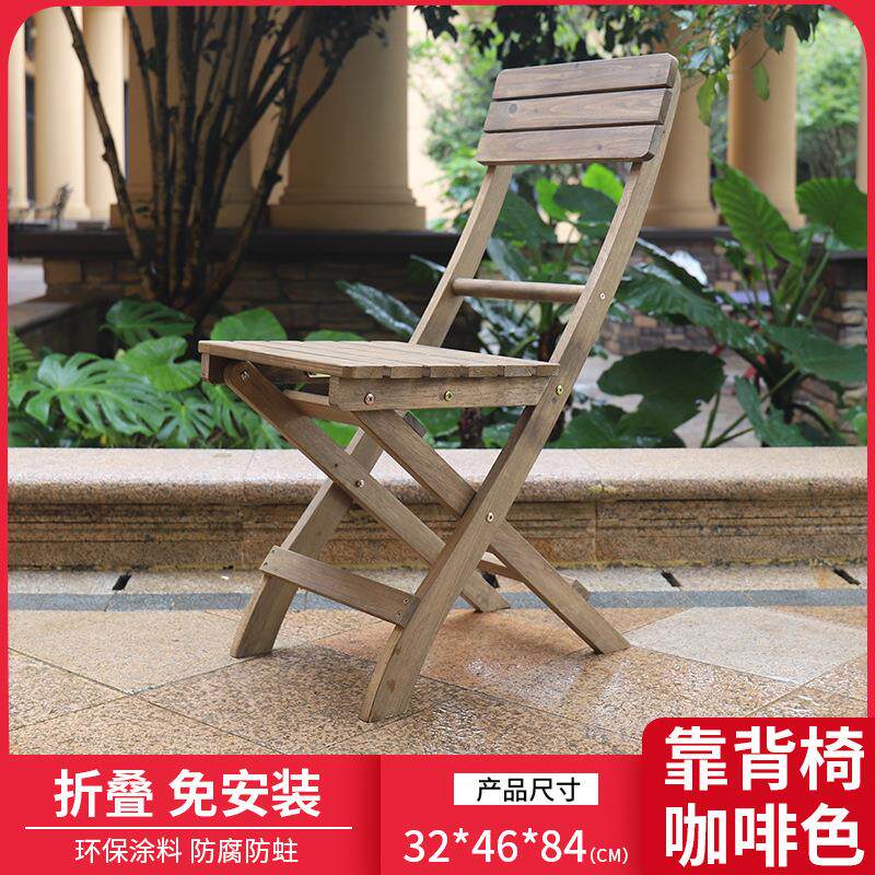 休闲桌椅小茶几茶桌实木边桌方桌长桌折叠式桌椅套件庭院阳台新品